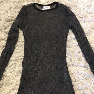 Mesh sparkly long sleeve